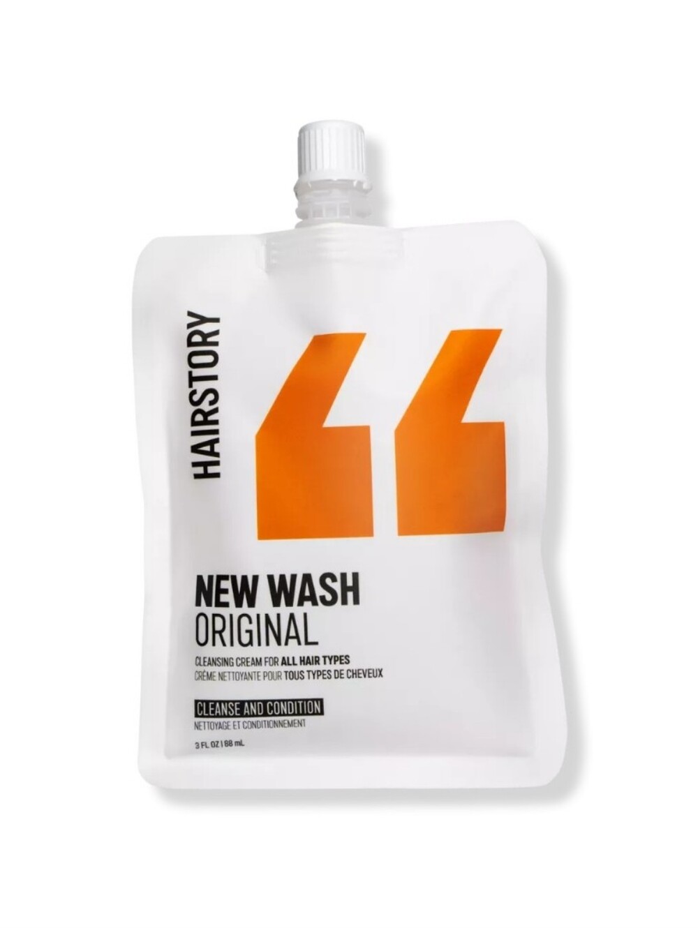 HAIRSTORY NEW WASH ORIGINAL CLEANSING CREAM FOR ALL HAIR TYPES.